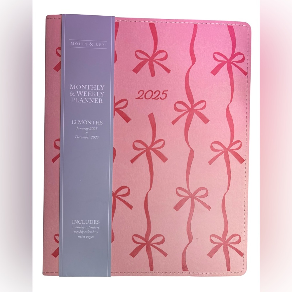 Molly and Rex Monthly & Weekly Calendar Planner